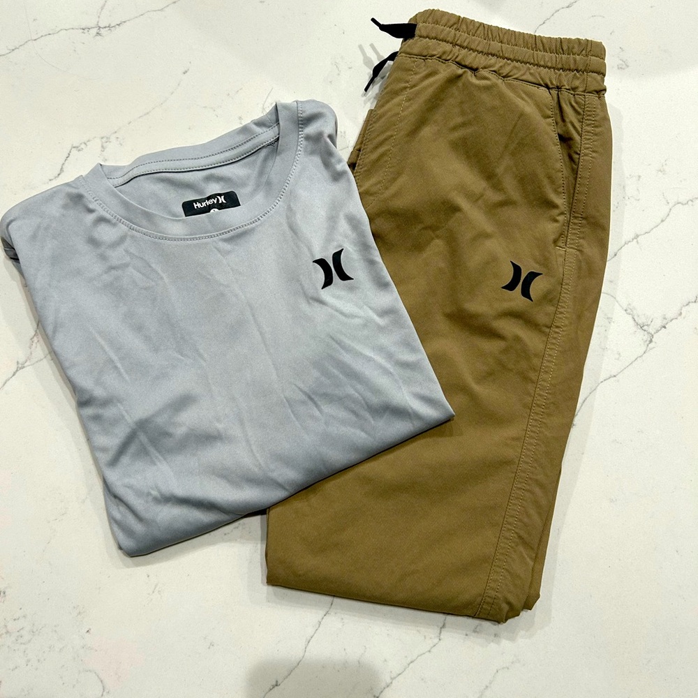 H2O-Dri boys top and bottoms by Hurley
